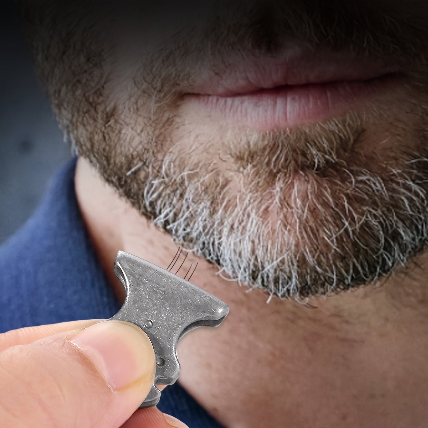 Unisex Stainless Steel Eyebrow & Beard Tweezers Hair Removal Tool