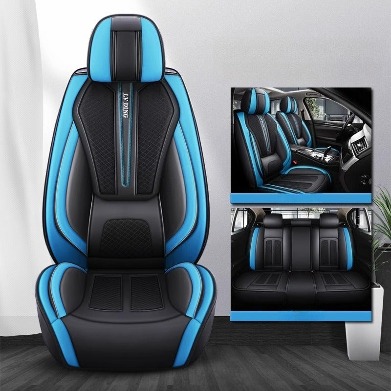 Universal Car Seat Covers Black Red All-Season Durable Seat Protectors