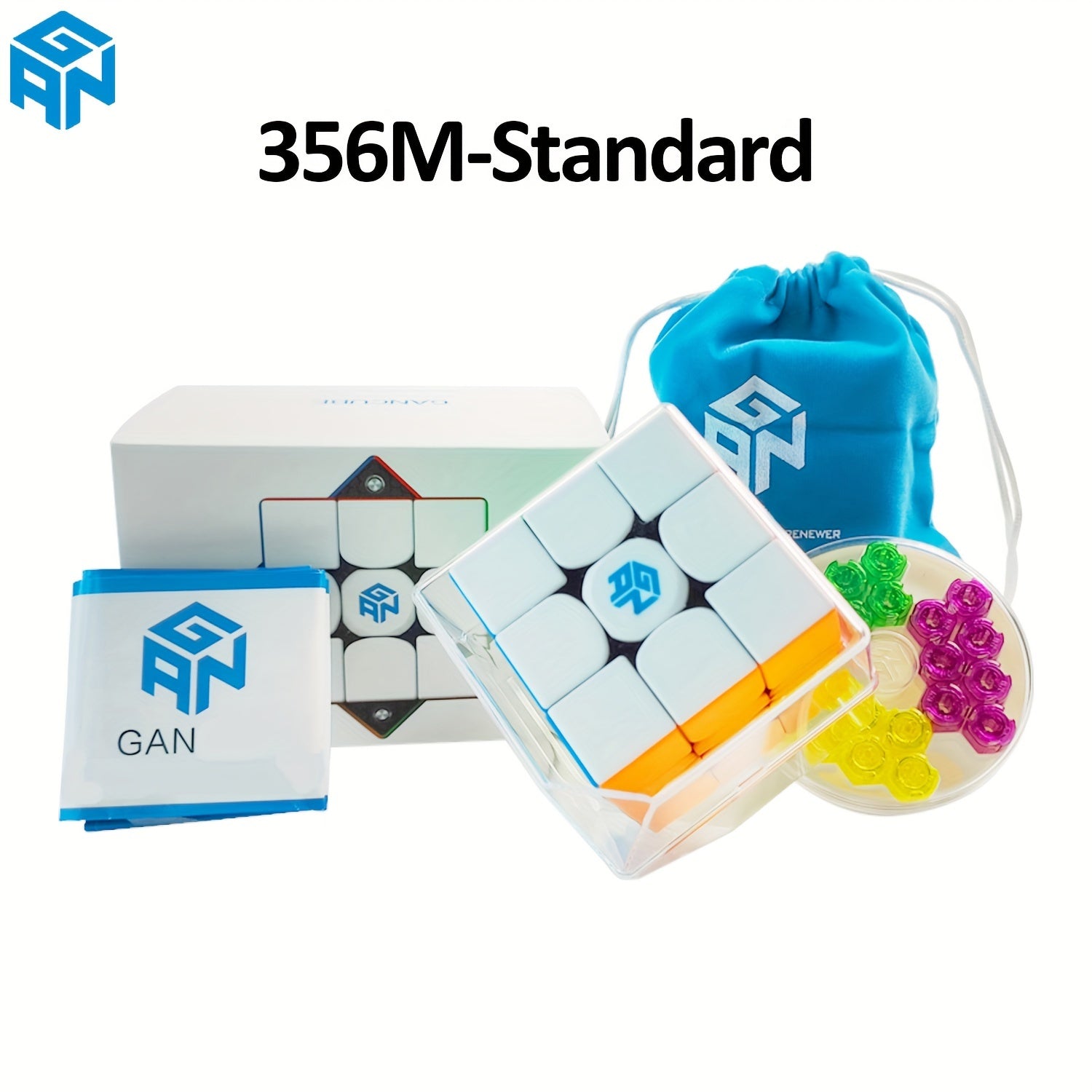 Magnetic Speed Cube 3x3 for Kids Ages 6-8 Puzzle Cube Educational Toy Smooth Turning