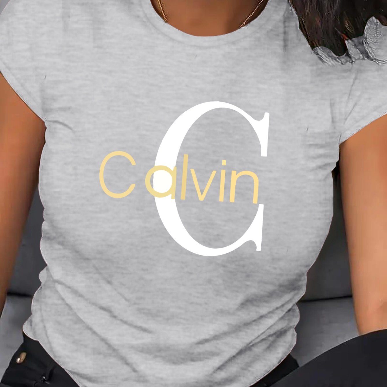 Women's Loose Fit Plus Size T-Shirt Soft Breathable Polyester Casual Top Multiple Colors