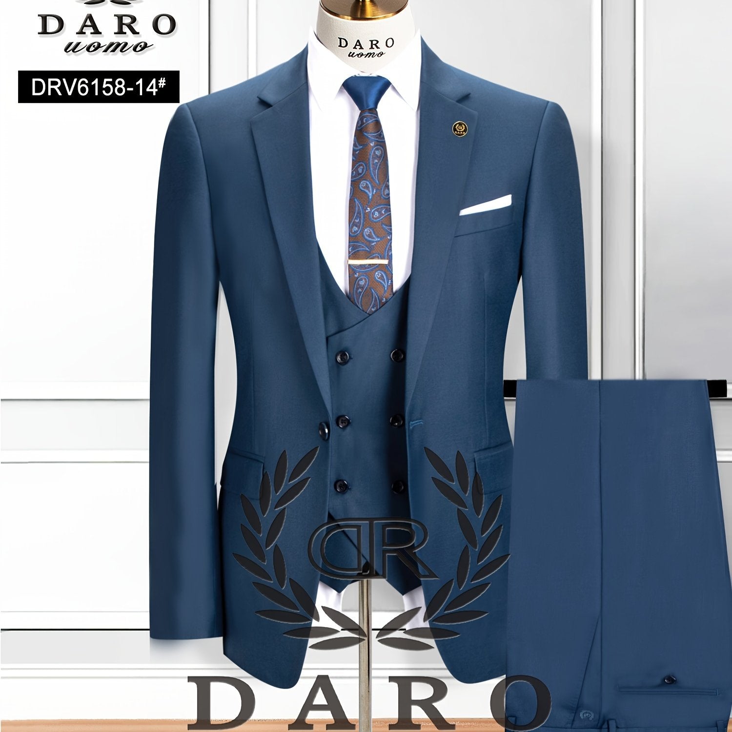 Conjunto de traje de negocios para hombre, poliéster rayón, color sólido, sin elasticidad, primavera, verano, otoño