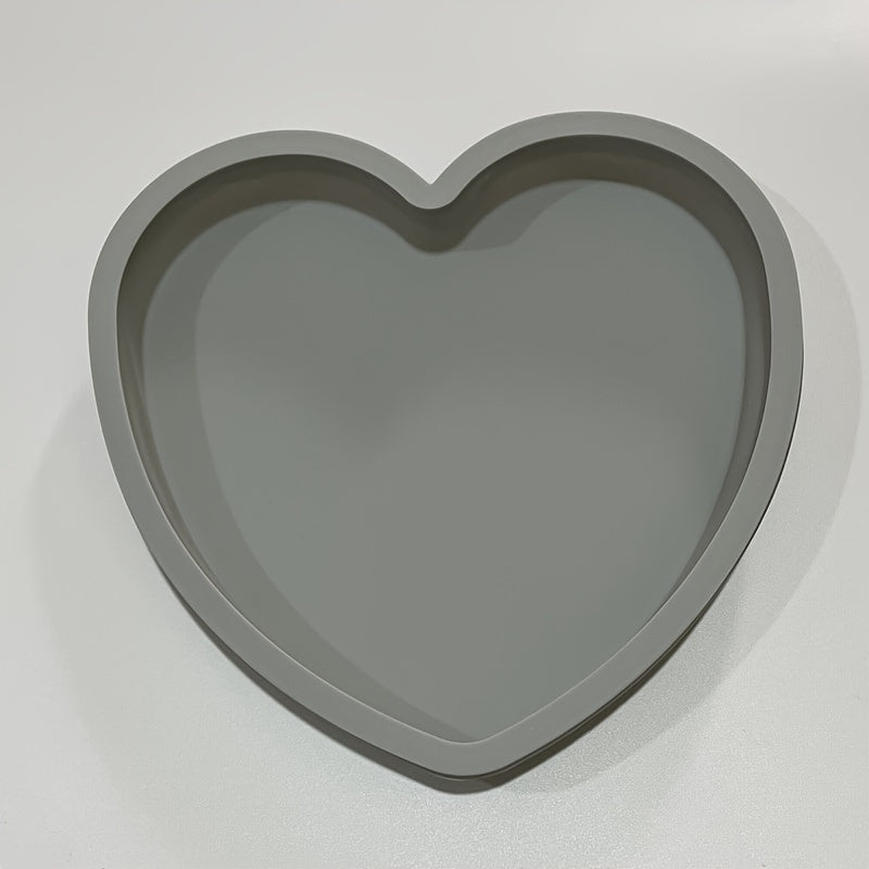 Yurak shaklidagi silikon pishirish qolibi 10.16/15.24/20.32 sm, yopishmaydigan pishirish qolipi, qatlamli tortlar va non uchun