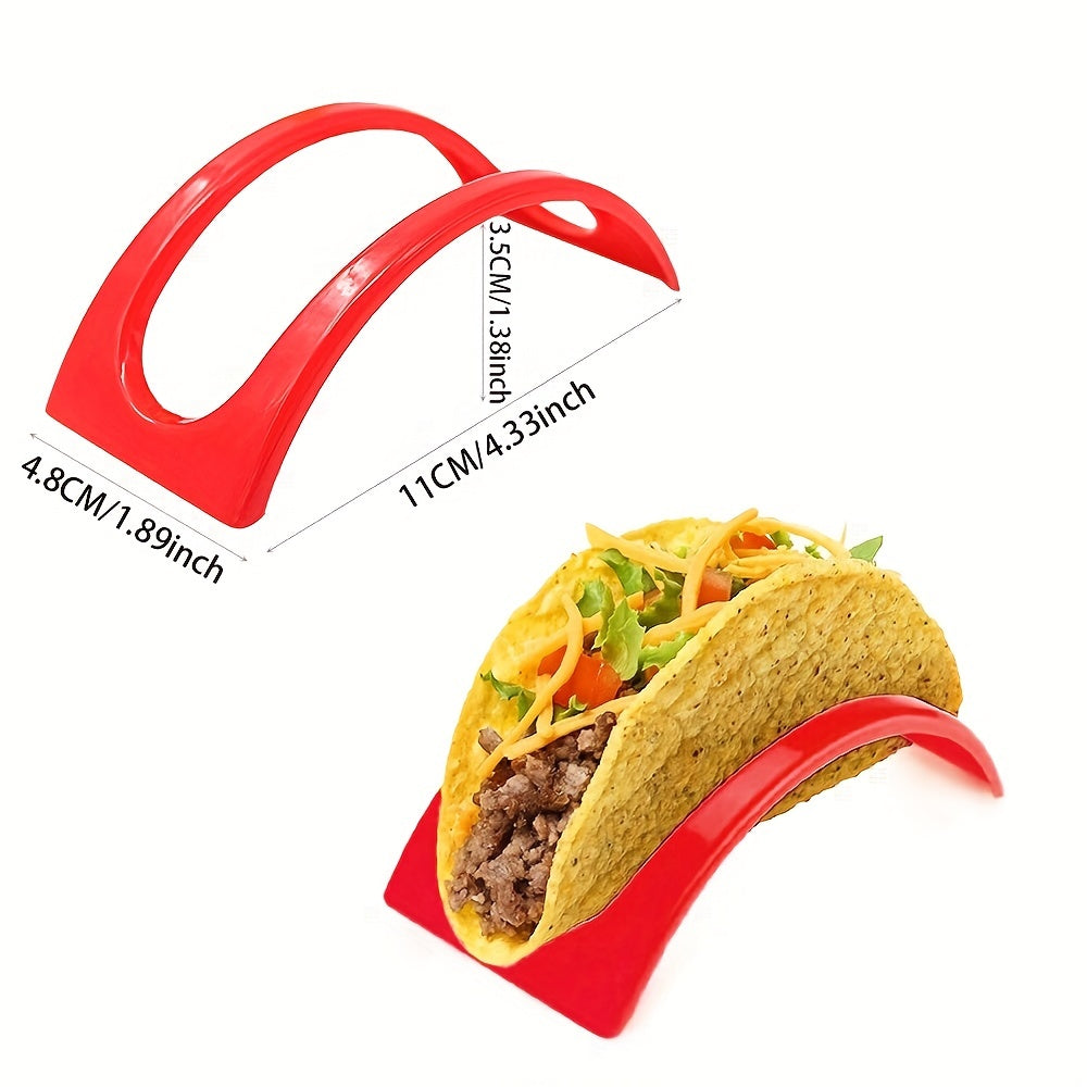Colorful Reusable Taco Holder Set Includes 3 6 12 and 18 Pieces Kitchen Utensil