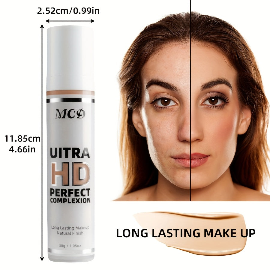 Women Full Coverage Concealer Waterproof Long Lasting Liquid Foundation for Dark Circles