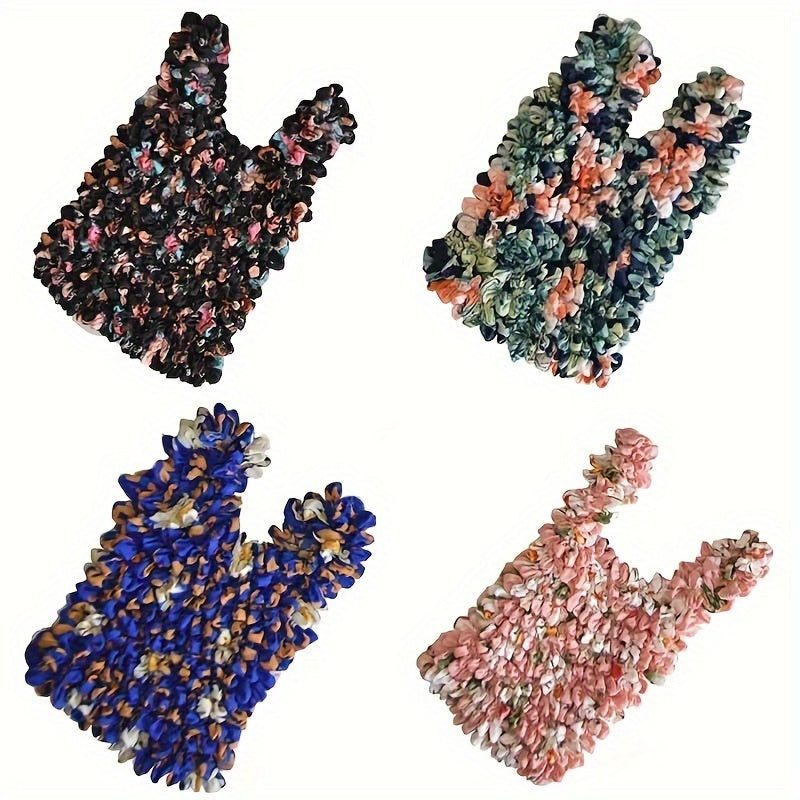 Gul naqshli qayta ishlatiladigan oziq-ovqat to'plami, cho'ziladigan sumka, xarid qilish uchun yelka sumkasi, qisqaradigan saqlash sumkasi, ayollar uchun mukammal sovg'a, xarid qilish va sayohat uchun ideal, ajoyib oshxona tashkilotchisi va aksessuar.