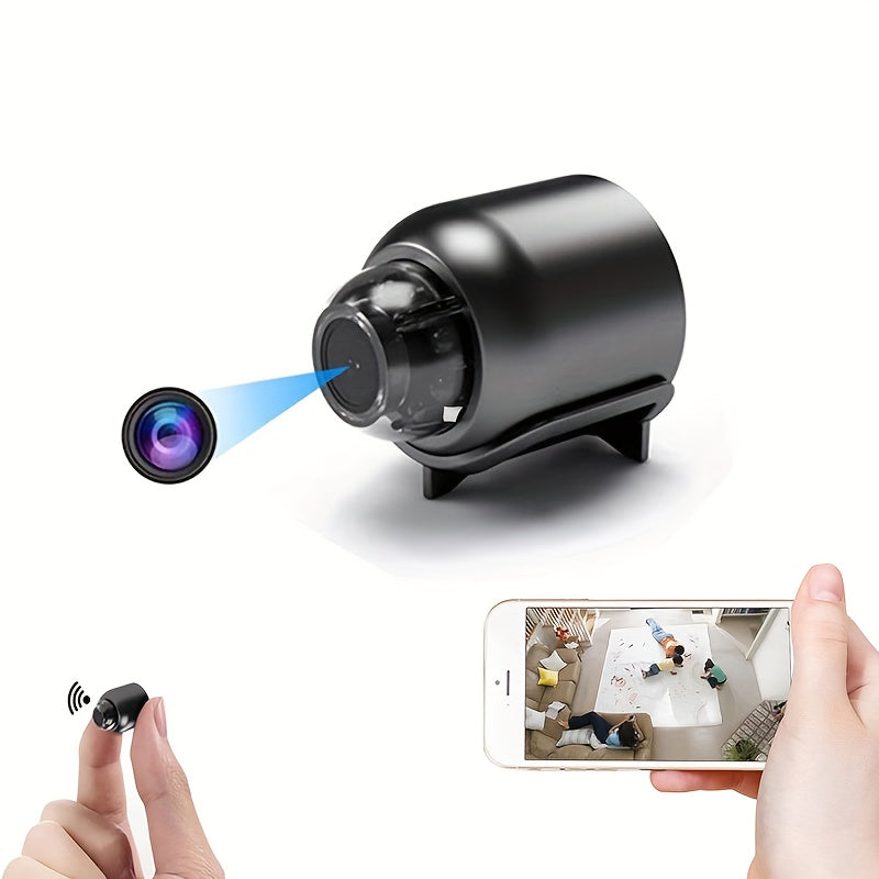 Wireless Mini Camera with Magnetic Mount 480p Video Motion Detection USB Powered Home Security