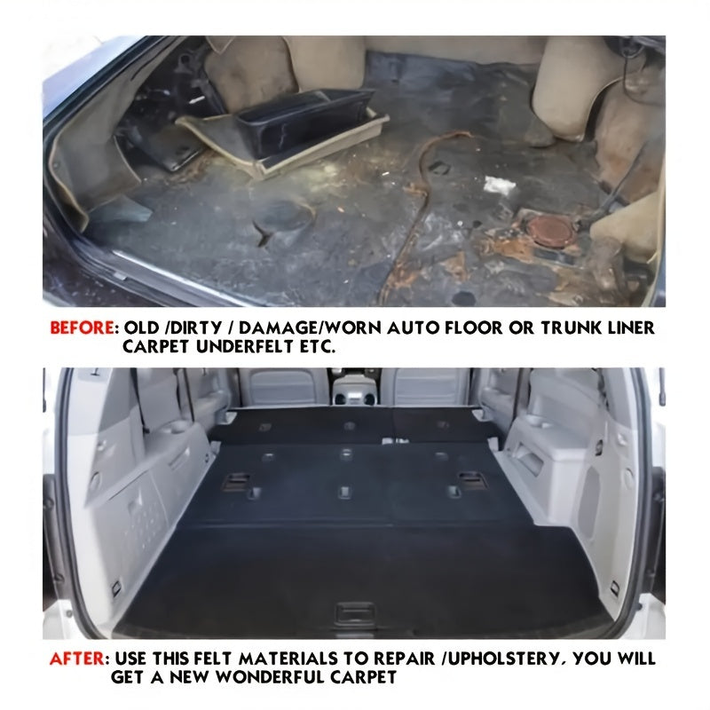 High-Density Flame Retardant Felt Carpet Liner for Cars and RVs 1x2m