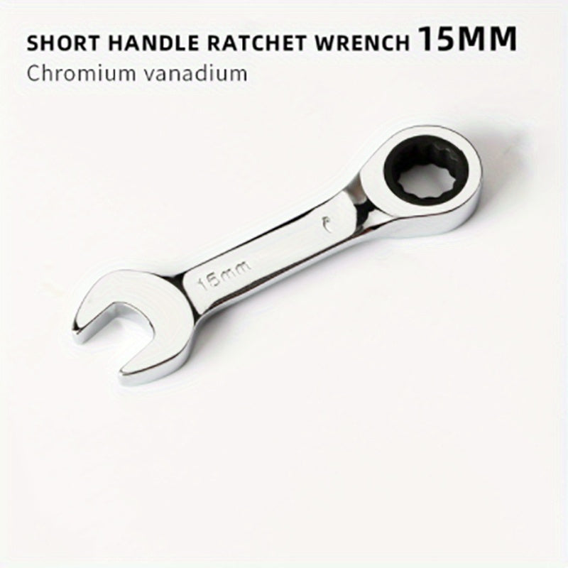 Reversible Combination Wrench 6mm-19mm Ratchet Socket Spanner Tool