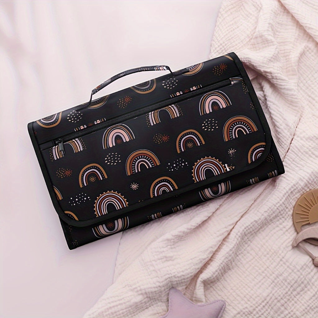 Waterproof Portable Changing Pad for Kids Outdoor Black