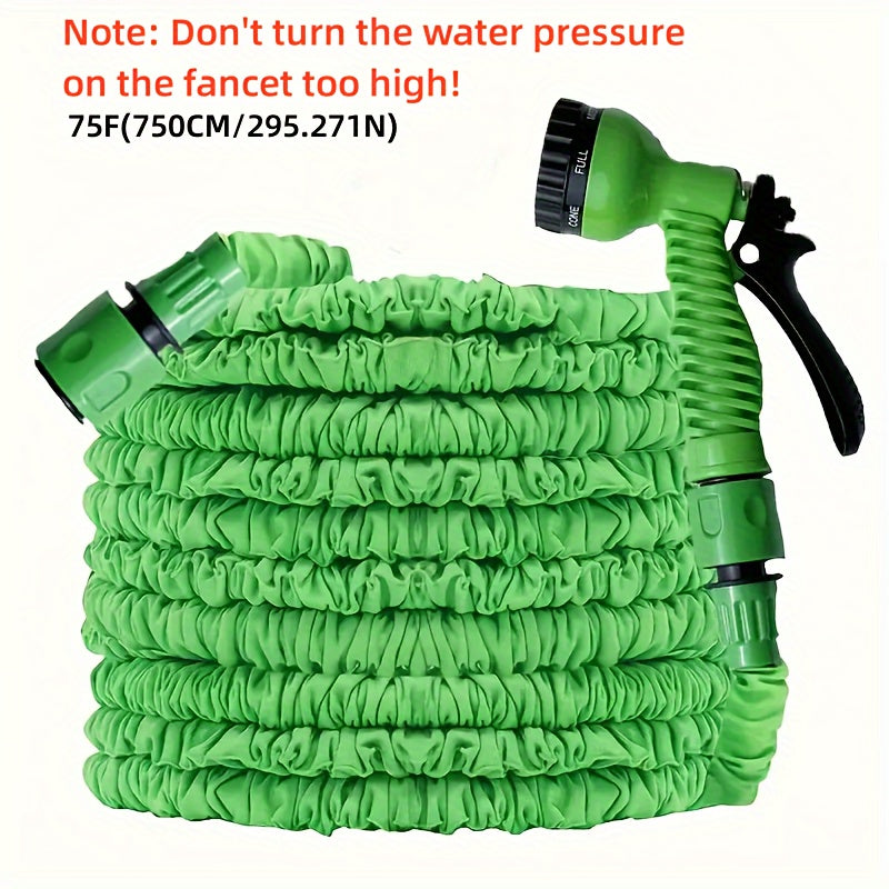 Manguera de jardín extensible 25 50 75 100 pies para regar, lavado de coches y mascotas