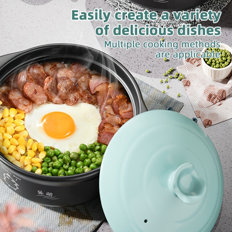 Ceramic Stew Pot with Lid and Casserole Dish Heat Resistant Kitchen Cookware
