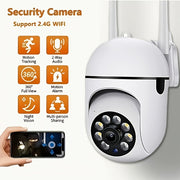 1080p WiFi Indoor Outdoor Security Camera with Night Vision Two-Way Audio Motion Tracking