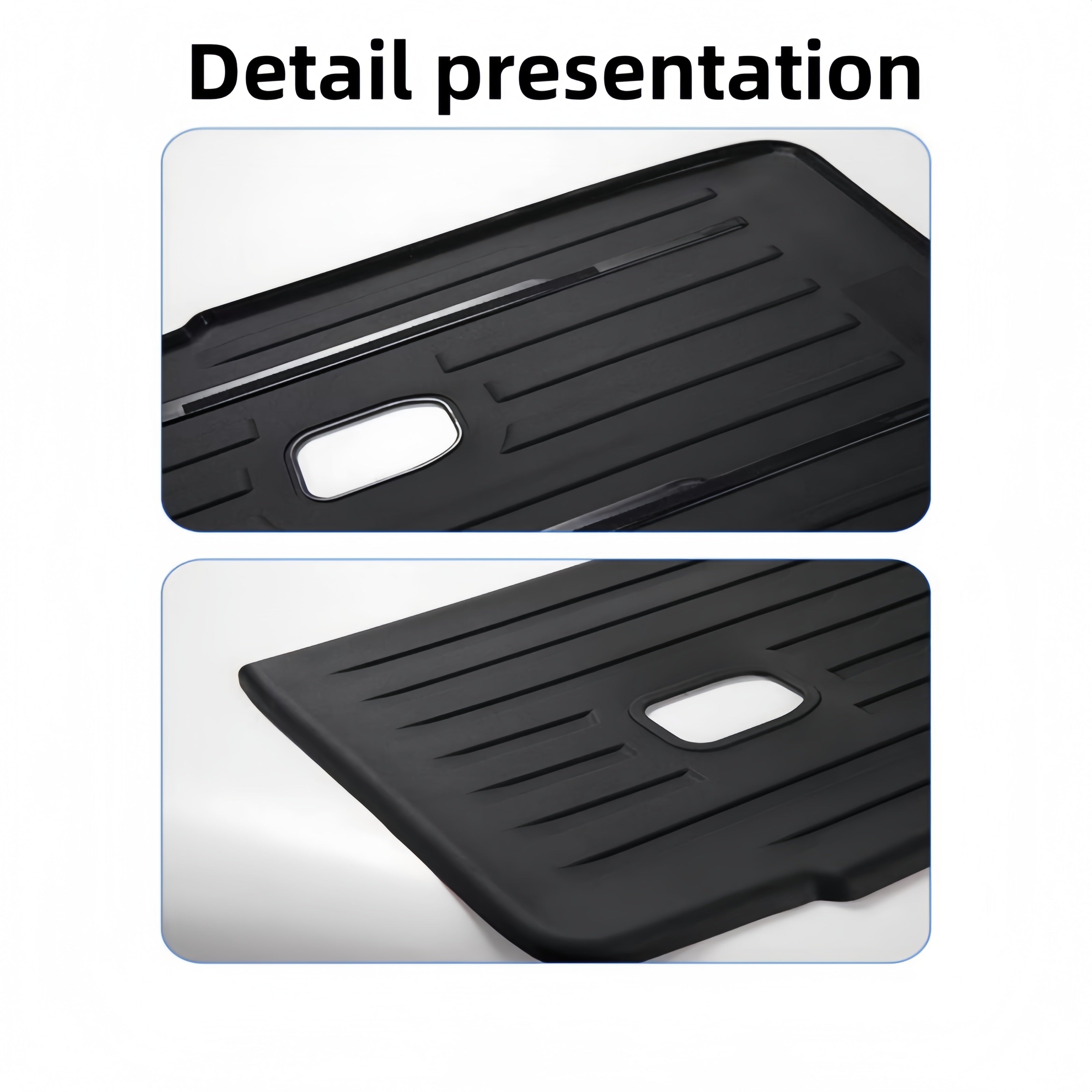 Rear Seat Back Protector Mat TPE for Vehicle Cushion Cover Scratch-Resistant