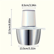 High power electric food processor for mincing pureeing chopping vegetables meat pet baby food