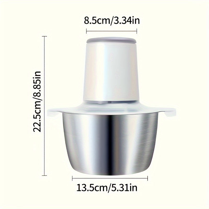 High power electric food processor for mincing pureeing chopping vegetables meat pet baby food