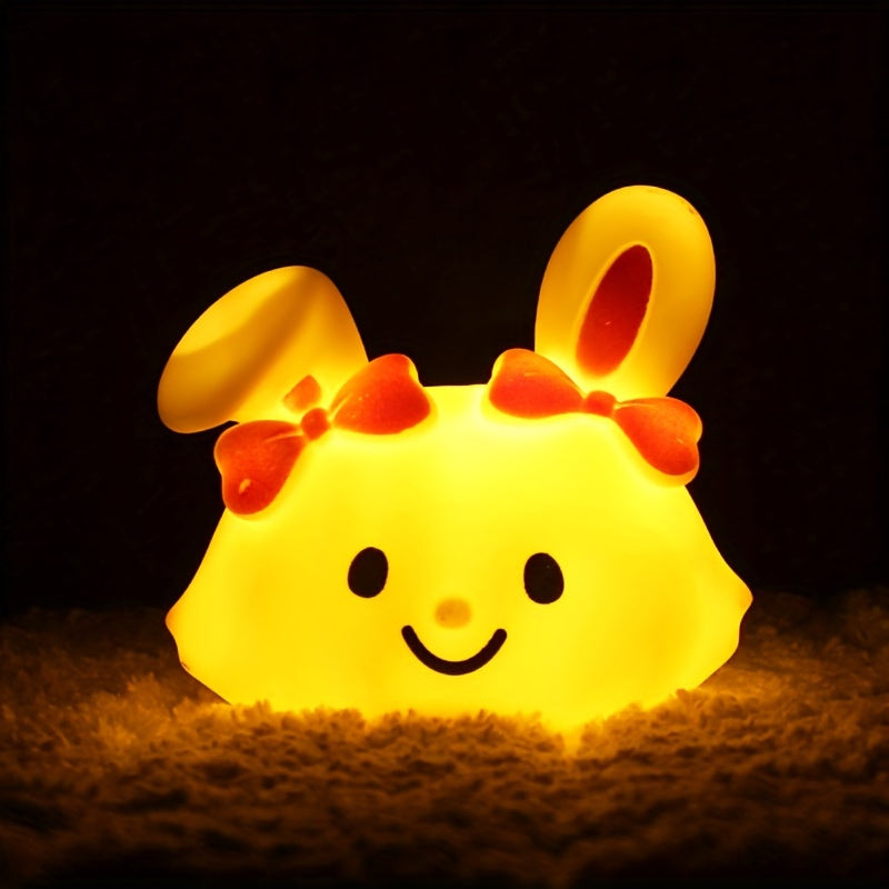 Bolalar xonasi uchun qiziqarli LED tungi chiroq - batareya bilan ishlaydigan va energiya tejovchi.