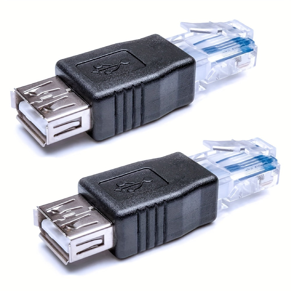 Female USB Type A to Male RJ45 Ethernet Adapter for LAN Network Connection