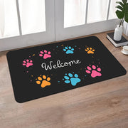 Paw Print Gaming Room Rug 8mm Thick Easy to Clean Durable Carpet for Any Room