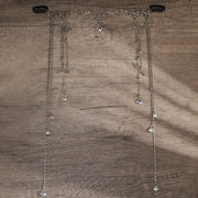 Bohemian Teardrop Tassel Head Chain with Beads Bridal Hair Accessory