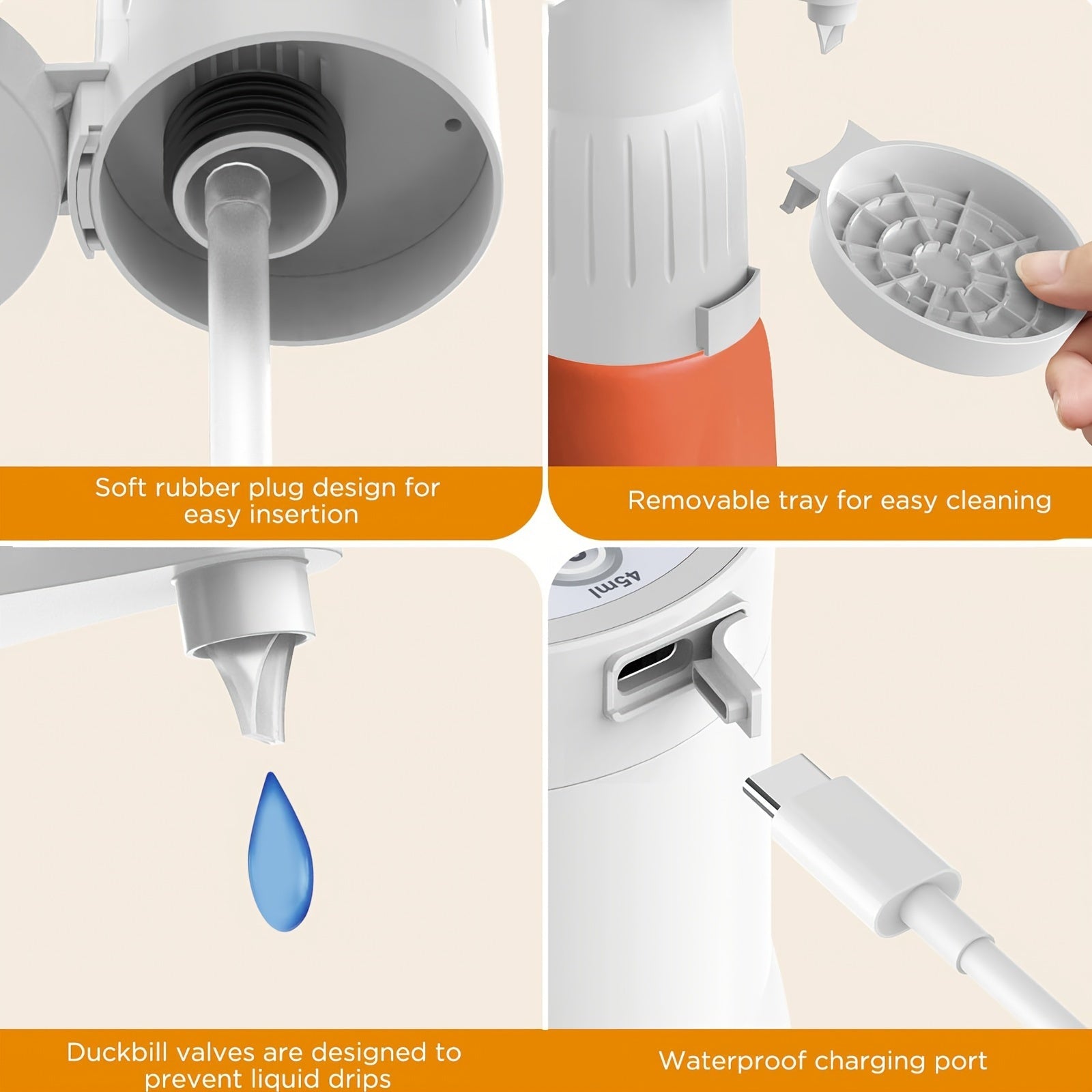 Tahnuhna Elektron Laundry Detergent Dispenser bilan kir yuvish xonangizda tartibda bo'ling. Ushbu qurilma qulay o'lchov stakaniga ega va USB orqali zaryadlanadi, 1500mAh lityum batareyasi bilan ishlaydi. Silikon va ABS dan tayyorlangan, u bardoshli va