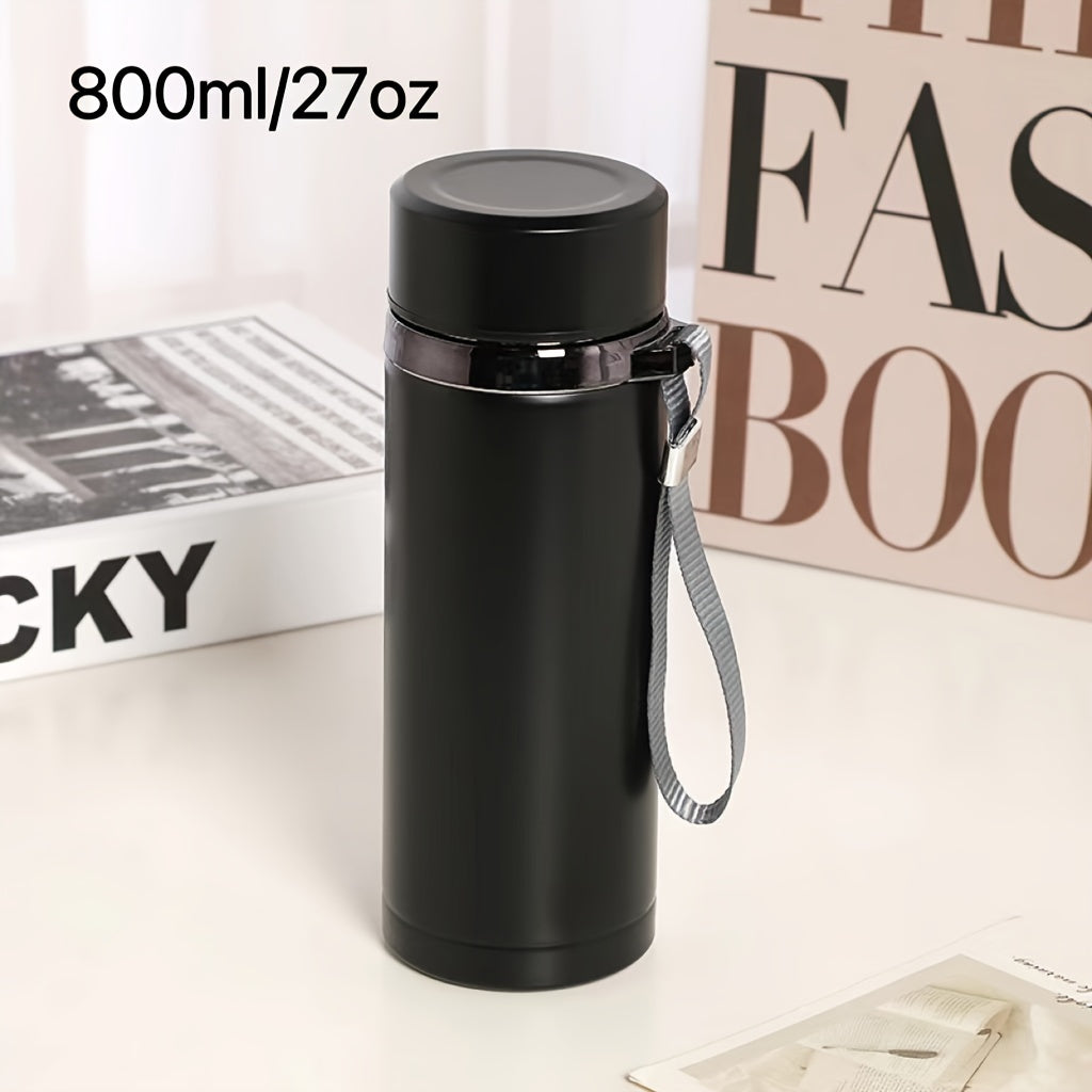 Men's Stainless Steel Travel Mug with Tea Strainer Large Capacity Wholesale