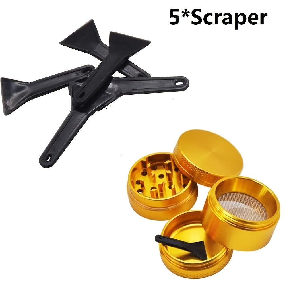 Tegirmon tozalash uchun to'plam - Ushbu to'plam 5 ta qirqish asbobi, 5 ta cho'tka, 1 ta metall qoshiq va ziravorlar tegirmoni uchun 1 ta metall saqlash bankasini o'z ichiga oladi.