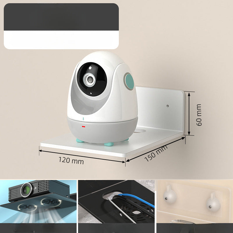 Organizador de montaje en pared para electrónica con material plástico para almacenamiento de TV, enrutador, decodificador y cámara