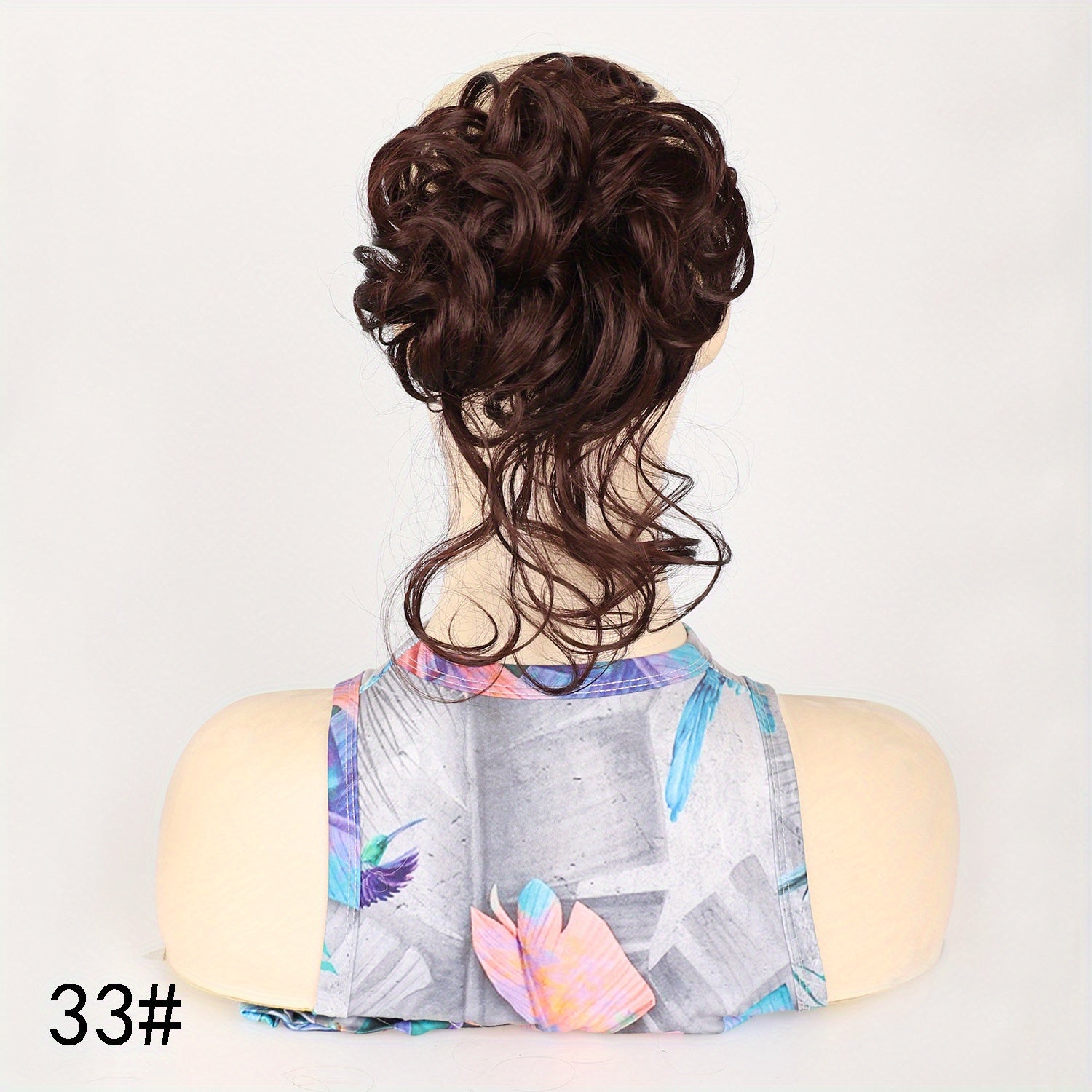Women's Wavy Curly Synthetic Hairpiece Scrunchies for Tousled Updo