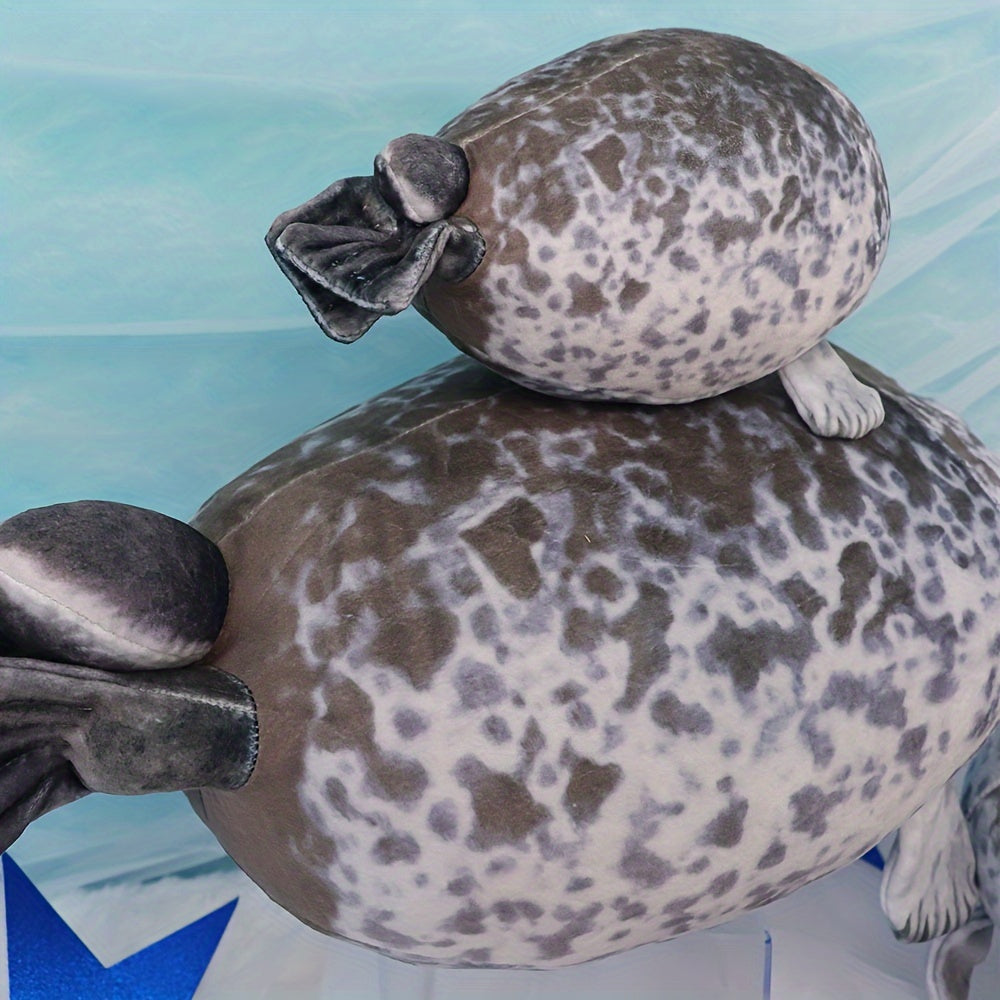 Chubby Blob Seal Plush Toy Soft Stuffed Animal Hugging Pillow Ocean Creature Cushion
