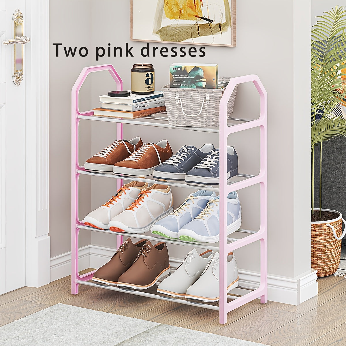 Multi-Layer Shoe Shelf Cabinet for Household and Rental Storage