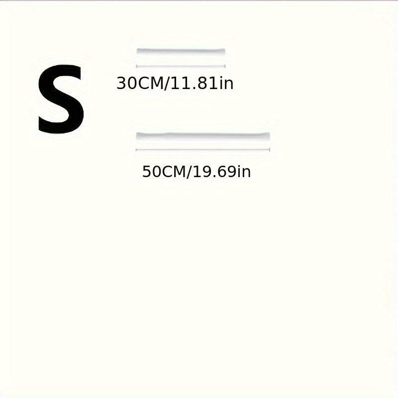 Adjustable Cast Iron Spring Tension Rod for Closet and Bathroom Storage