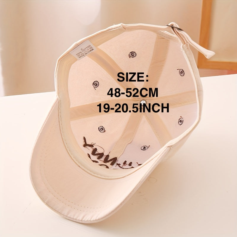 Kids Cotton Baseball Cap for Children Ages 3-14 Lightweight Adjustable Cartoon Theme