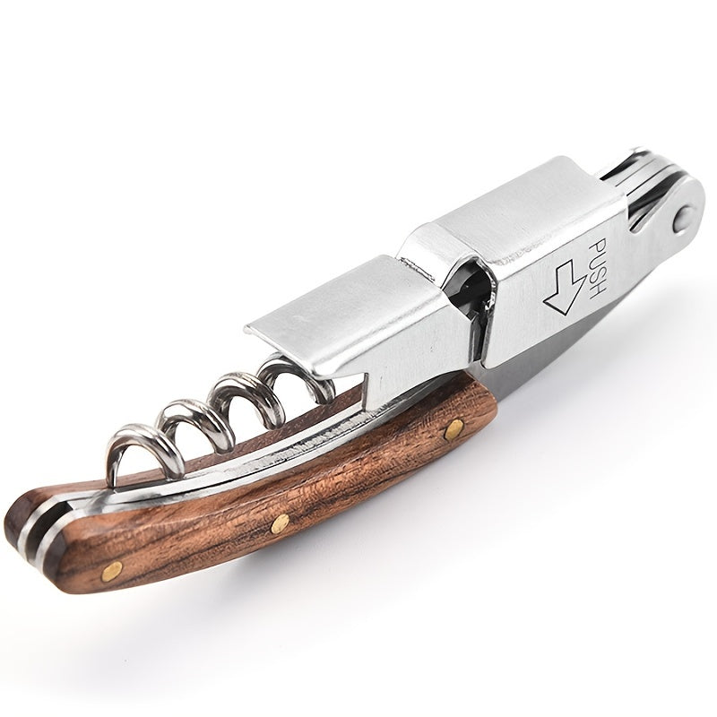 Qizil vino shishasini ochuvchi - Foydalanish uchun oson va ko'p funksiyali