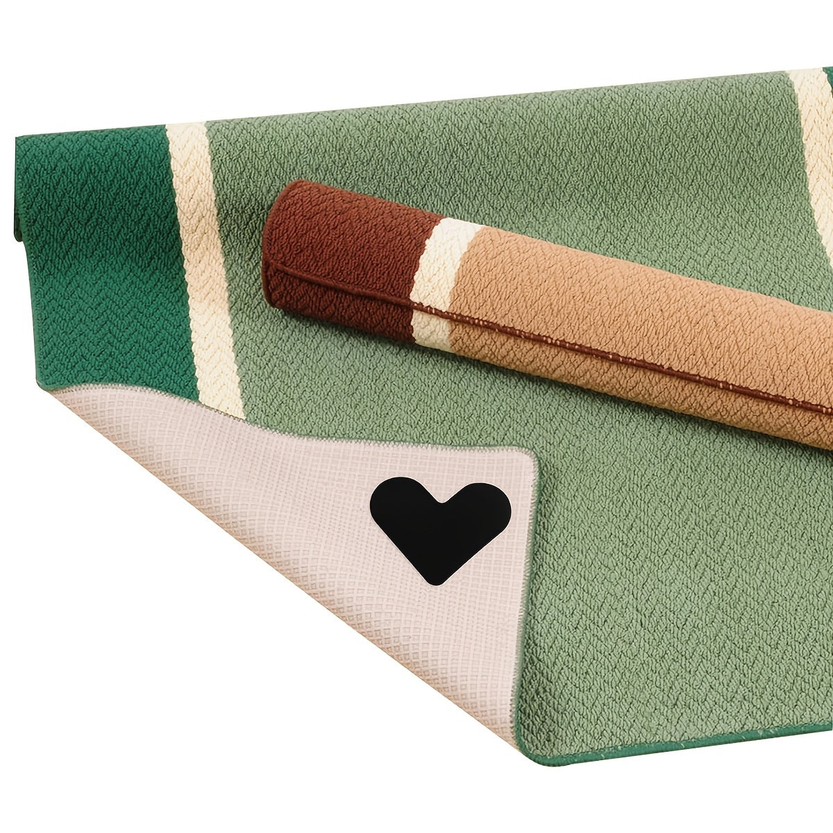 8 ta qora yurak shaklidagi gilam ushlagichlar to'plami, sirpanmaydigan va yuviladigan yopishqoq stikerlar, yashash xonasi, ovqatlanish joyi, hammom, plitkalar va yog'och pollarga ideal, uy bezatish uchun zarur bo'lgan narsalar.