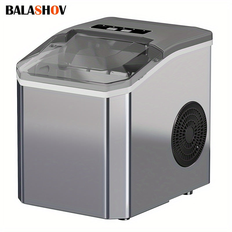 Portable Ice Maker Self-Cleaning Bullet Ice 9 Cubes in 8 Minutes Small Kitchen Bar