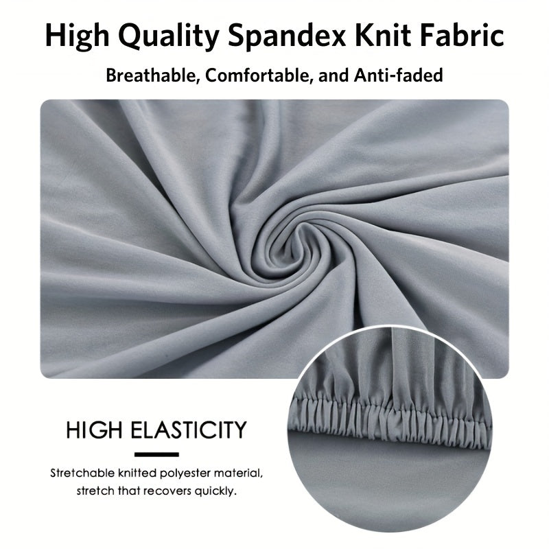 Elastik pastki bilan cho'ziladigan divan yostiq qoplamasi, yashash xonasi divanlarida oson olib tashlash va chizish qarshiligi uchun mo'ljallangan.