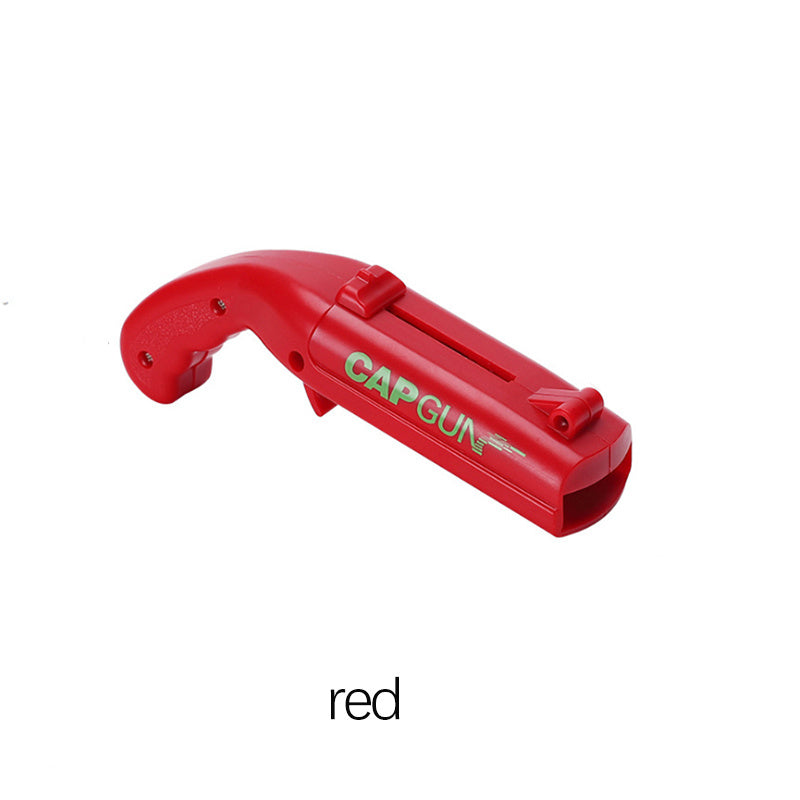 Portable Bottle Opener Gun Cap Gun for Parties and Gatherings