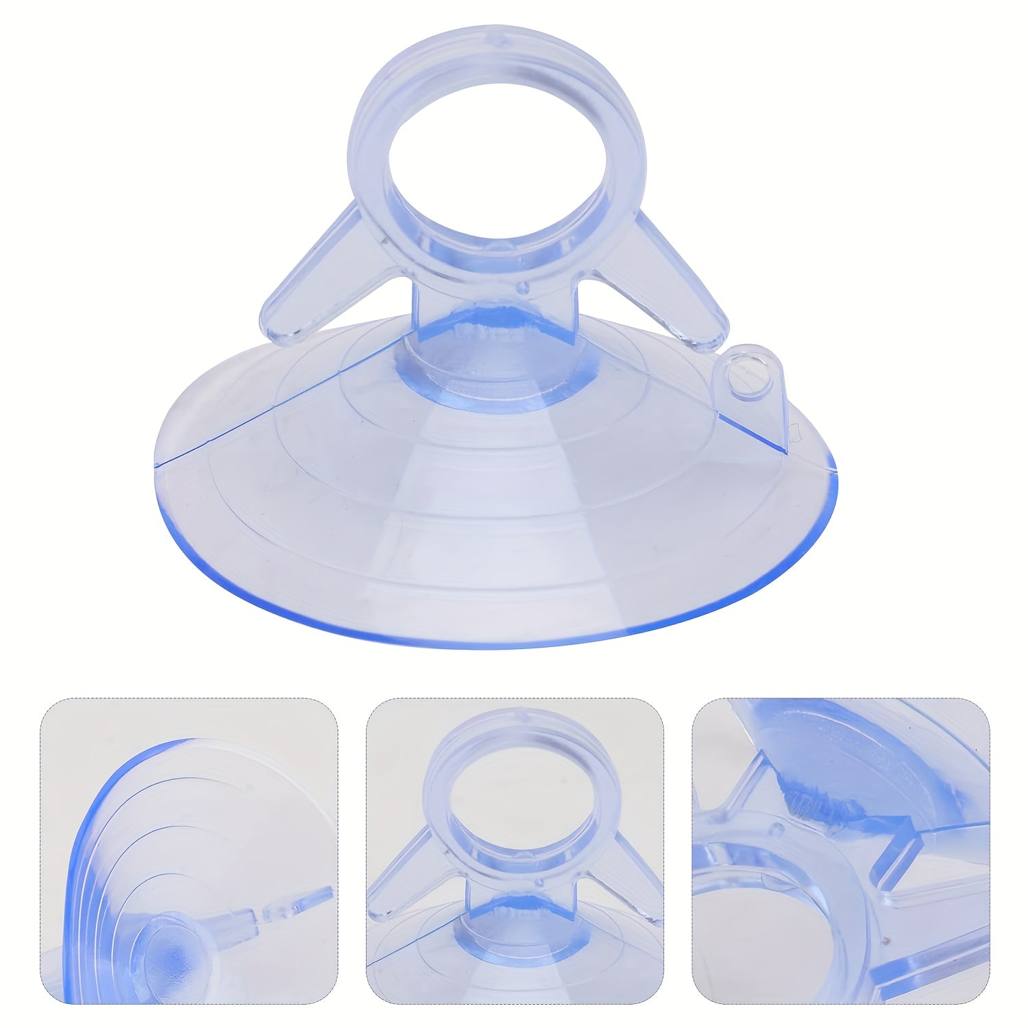 12/30 dona PVC Suction Cup Hooks avtomobil, shisha, oshxona, hammom uchun