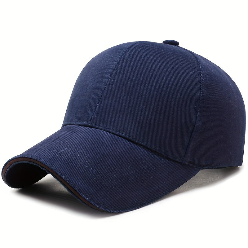 Low Profile Solid Color Baseball Cap Unisex Dad Hat for Men Women