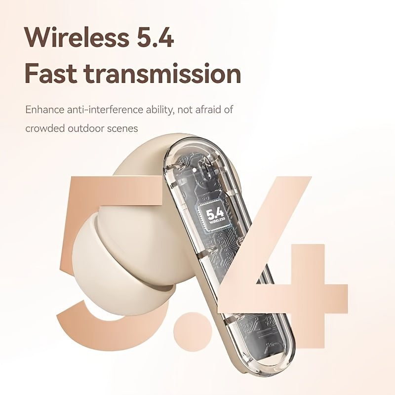 Tegishli boshqaruv va LED ko'rsatkichga ega simsiz quloqchinlar, o'yin o'ynash, yugurish va velosipedda yurish uchun ideal.