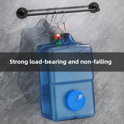 Wall-Mounted Slipper Rack Holds 1 Pair Shoes Towels Waterproof Plastic