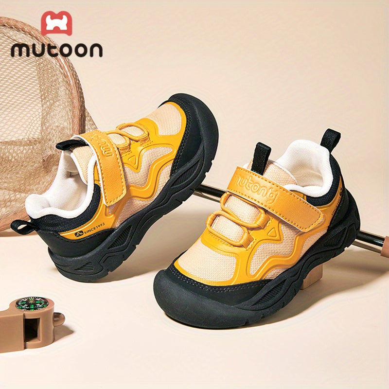 Kids' All-Season Outdoor Sports Shoes for Boys and Girls Age 3-6 Breathable Rubber Sole Hiking Running