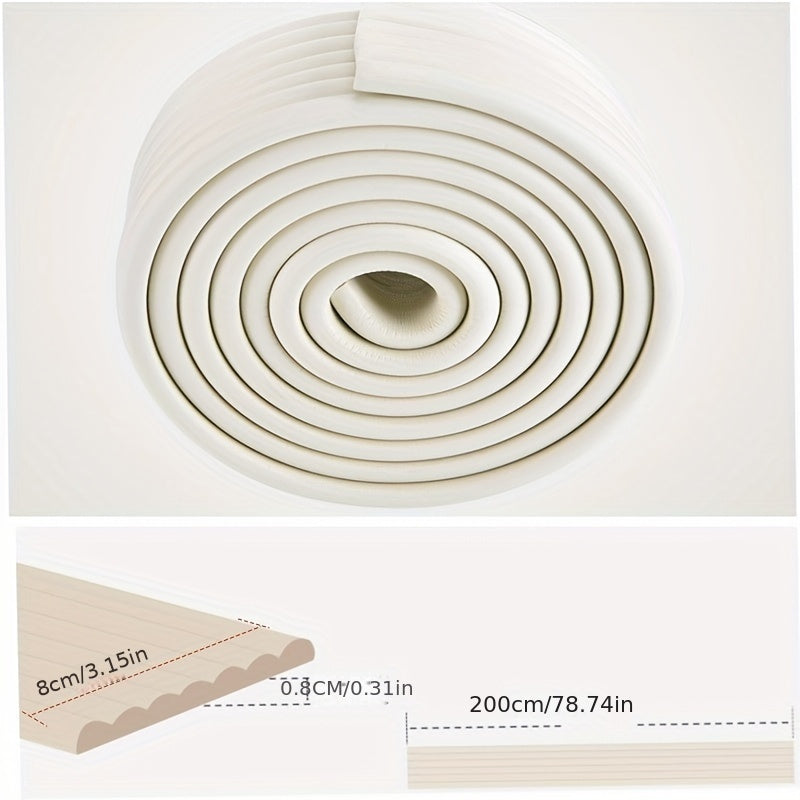 Soft Foam W-Shaped Edge Safety Strips for Tables BPA-Free Multiple Colors