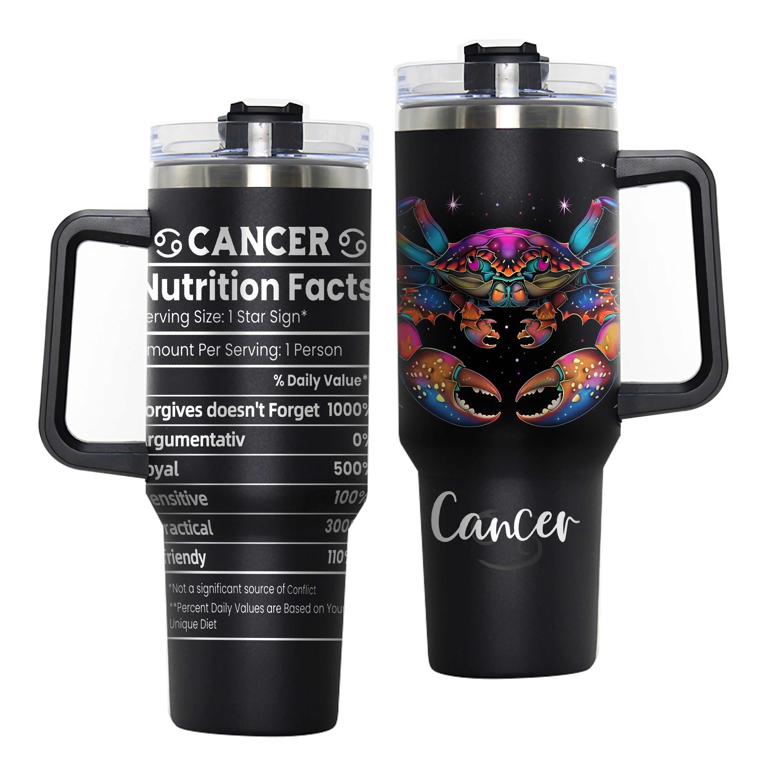 Stainless Steel Travel Mug Constellation Tumbler Vacuum Insulated Cup for Gifts