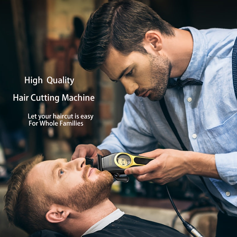 Professional Hair Clipper with USB Charging Lithium Battery for Salons Barbers