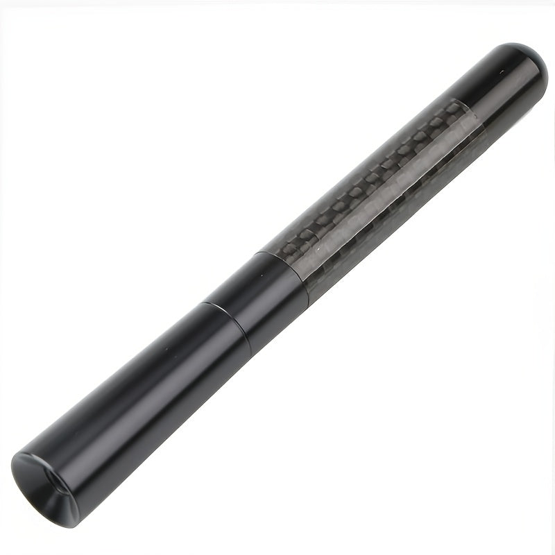 Carbon Fiber Short Antenna 12cm Universal Car Radio Replacement Stylish Durable