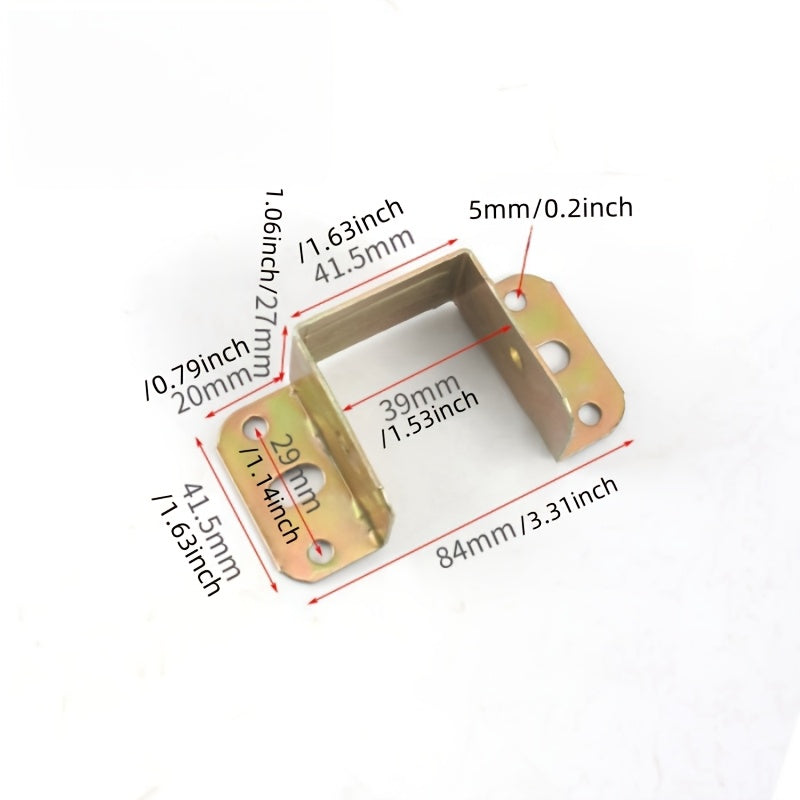 28-Piece Bed Corner Brackets and Screws for Wooden Furniture Support