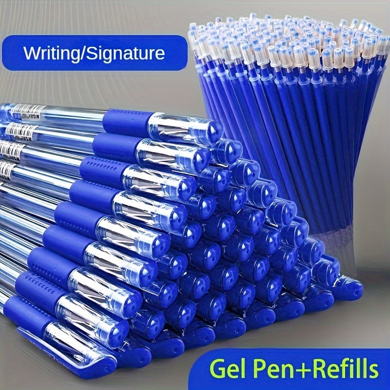 18-Piece Gel Pen Set for School Office Use Black Blue Red Ink Extra Fine Tip