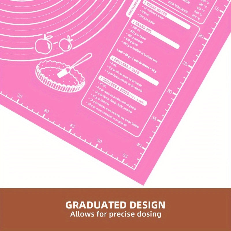 Yogʻlamaydigan pishirish matosi katta va kichik o'lchamlarda, oziq-ovqat uchun xavfsiz, yopishmaydigan, pitsa va tortlar uchun