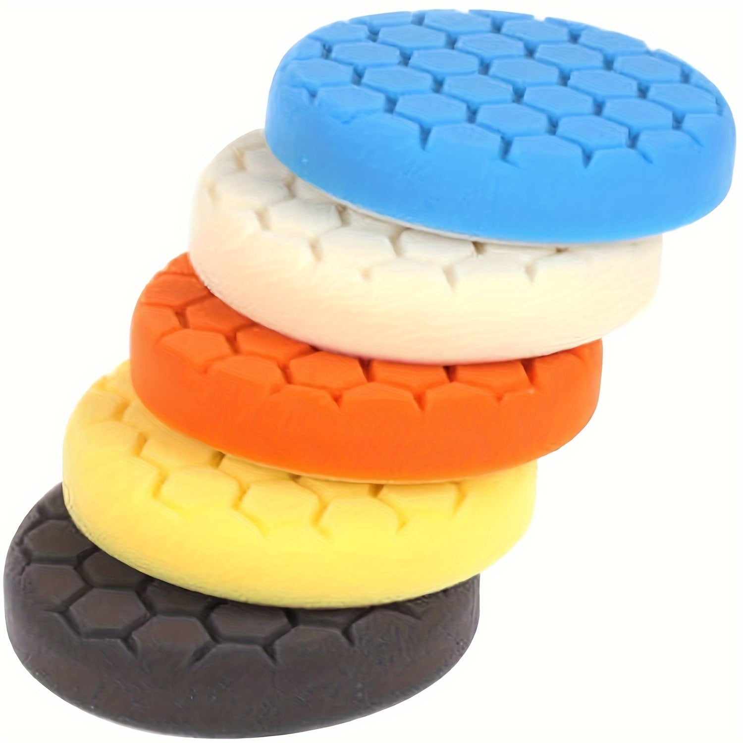 7pcs 6 Inch Buffing Polishing Pads Car Compound Sponge Kits for Waxing